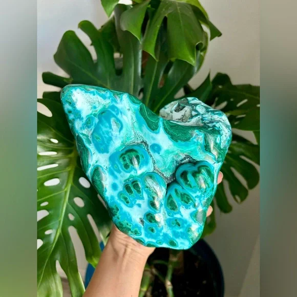 Chrysocolla & Malachite From Congo - Picture 10 of 11